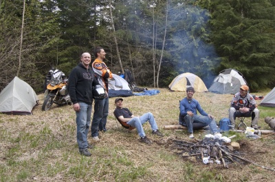 AltRider rides the Olympic Peninsula and Hoh Rain Forest, camping