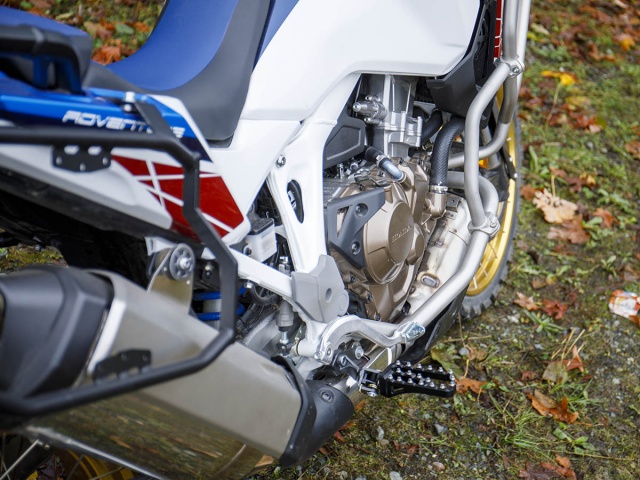 AltRider Adventure II Foot Pegs for the Honda CRF1100 Africa Twin/ ADV Sports - Installed