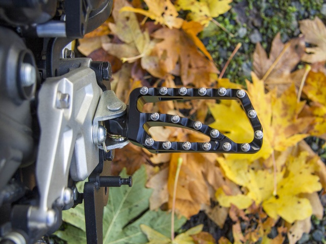 AltRider Adventure II Foot Pegs for the Yamaha Tenere 700 - Installed