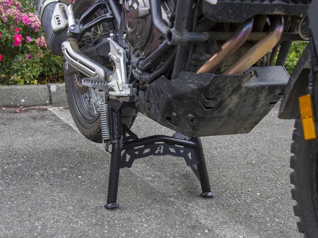 AltRider Aluminum Center Stand for the Yamaha Tenere 700 - Installed