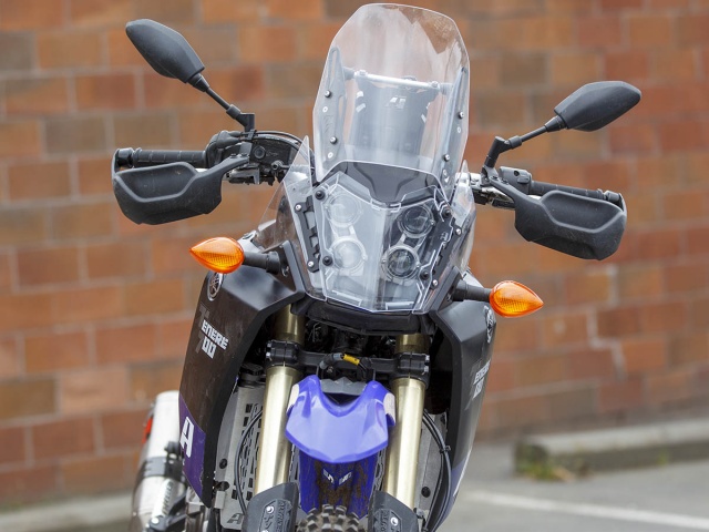 AltRider Clear Headlight Guard for the Yamaha Tenere 700 (2019-2024) - Installed
