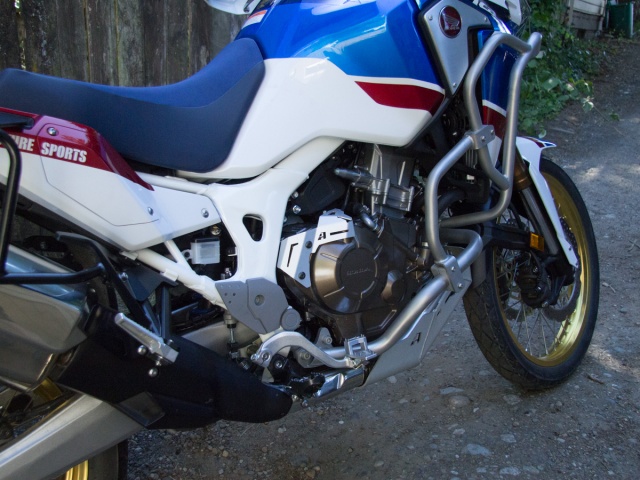 AltRider Clutch Arm Guard for the Honda CRF1000L Africa Twin/ ADV Sports - Installed