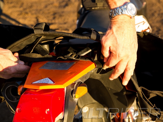 AltRider Hemisphere Saddlebag Holster System - Installed