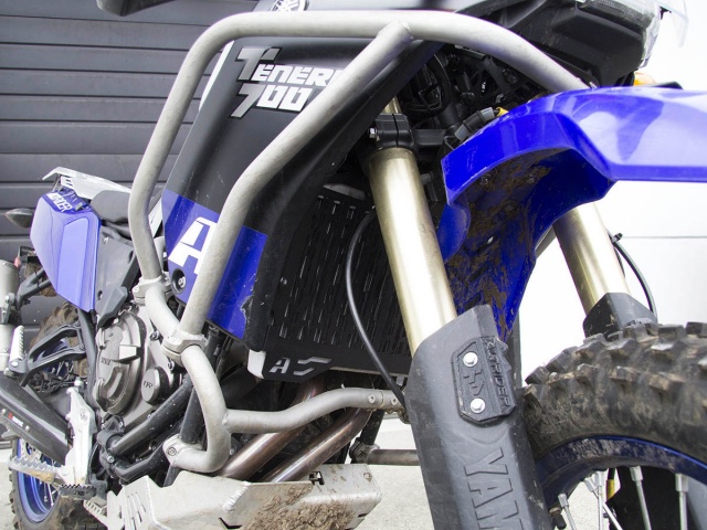 AltRider Radiator Guard for the Yamaha Tenere 700 - Installed