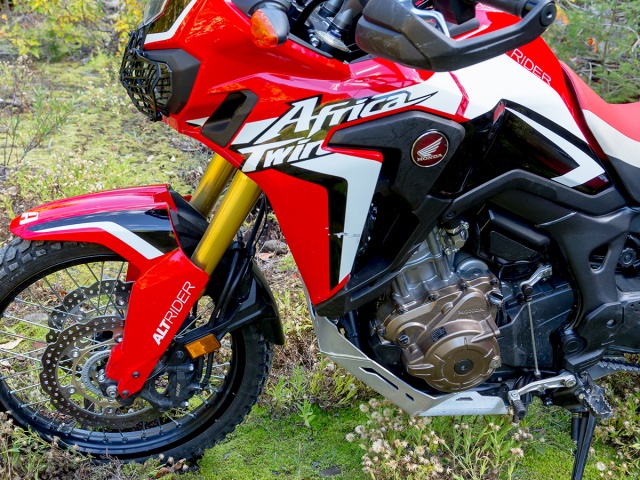 AltRider Skid Plate for the Honda CRF1000L Africa Twin/ ADV Sports - Installed