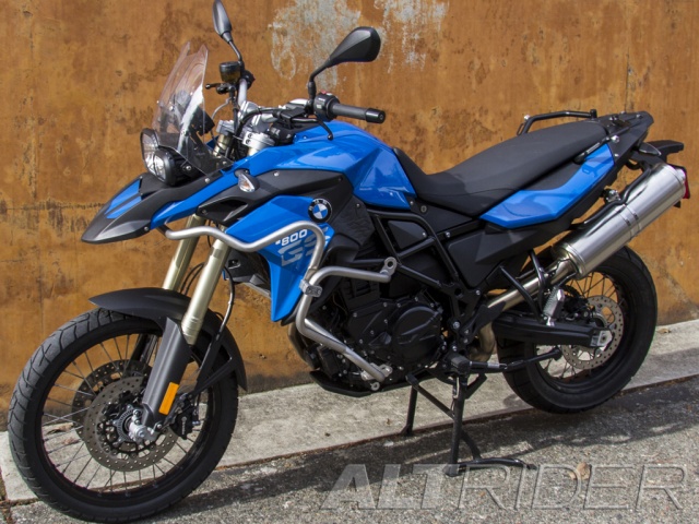 AltRider Upper Crash Bars Assembly for the BMW F 800 GS (2013-2019) - Installed