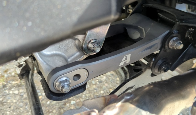 AltRider Variable Height Suspension Linkage for Honda XL750 Transalp - Installed